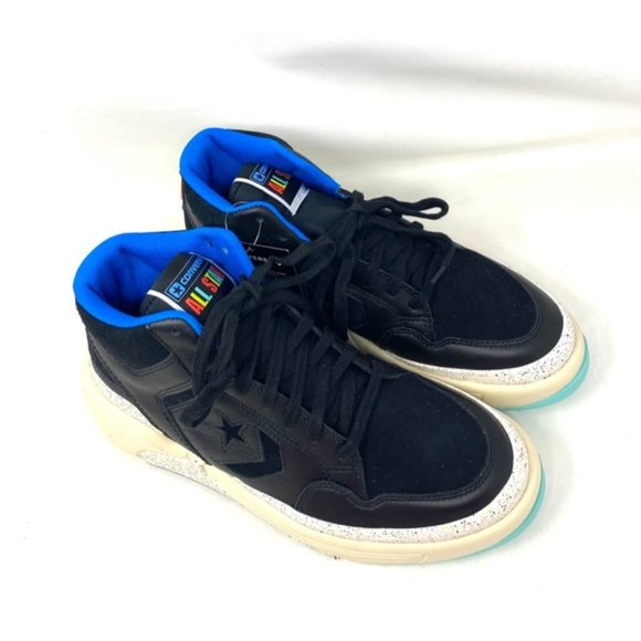 Converse Weapon CX High Top Multi Black Leather Women's Size Sneakers 172194C - Picture 7 of 10